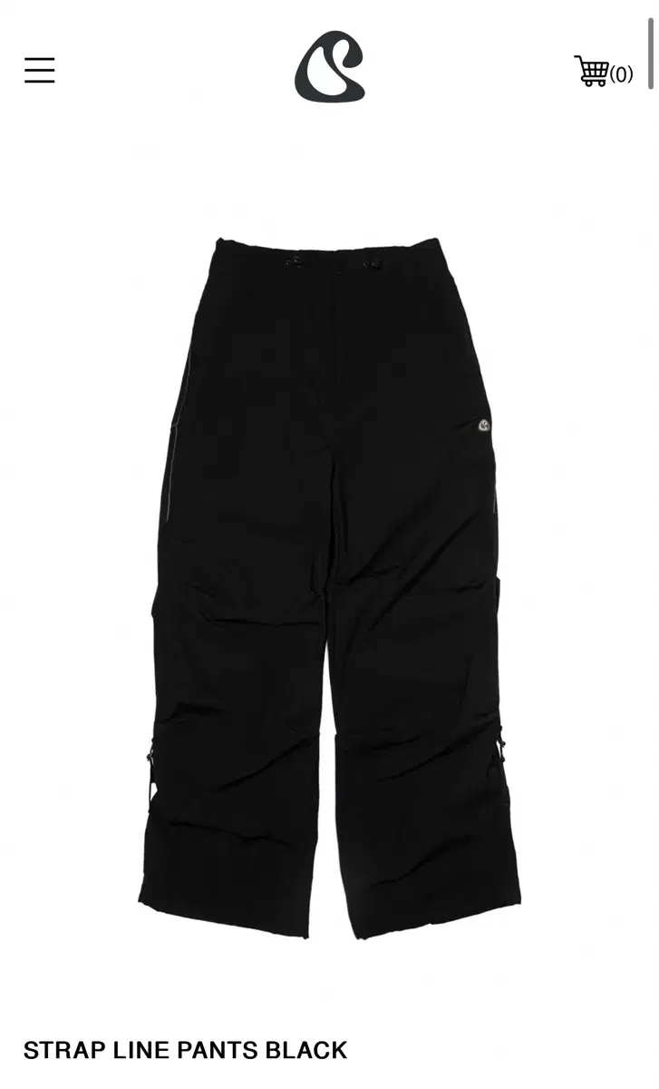 코이세이오 팬츠(STRAP LINE PANTS BLACK)